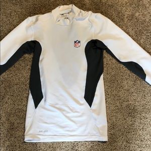 White NFL/Nike combine Long sleeve